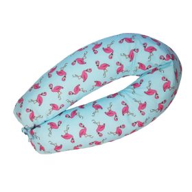   Baba-Mama párna Vatelines Normál - Kék/Rózsaszín Flamingó