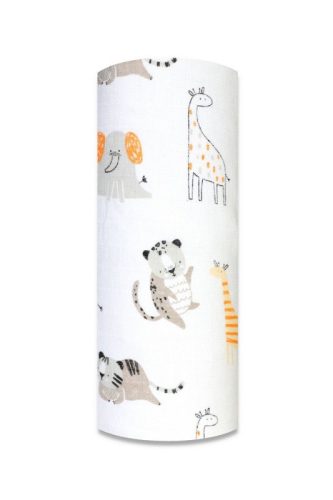 Textil pelenka - Szürke Cirkusz/70x80