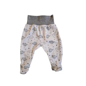 Pocaknadrág pamut, mintás - Szürke elefáni/56