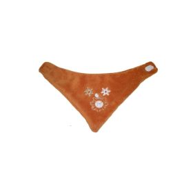   Wellsoft hímzett babasál, háromszög forma – Narancssárga