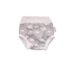   Pelenkára húzható bugyi – Szürke Felhő/Fehér Szegély