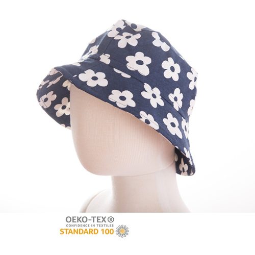  Nyári kalap – kék/virágok