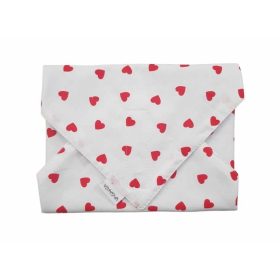 Szendvics csomagoló szalvéta - Piros Szívek