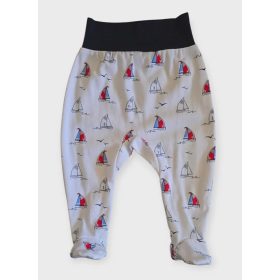 Pocaknadrág pamut - Vitorlások Kék Derék/74