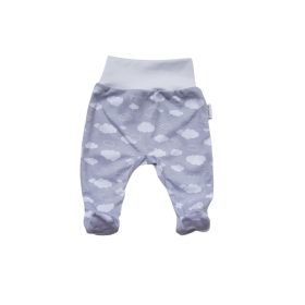   Pocaknadrág pamut, mintás - Szürke Felhő/Fehér/62 (Több méret)