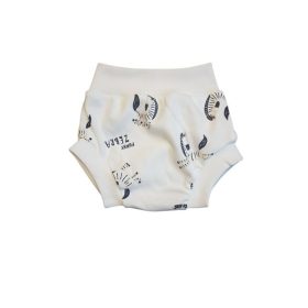 Pelenkára húzható bugyi – Zebra/Fehér
