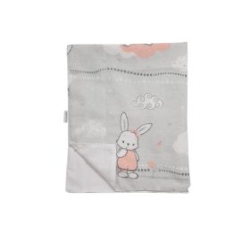 Pelenkázó alátét, flanel - Nyuszi