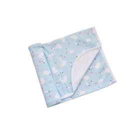 Mintás pamut babatakaró 70x90 - Hattyú