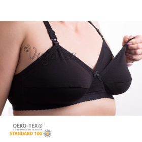   Stella szoptatós melltartó, fekete - 80/B (Több kosárméret)