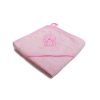 Fürdőlepedő hímzett 80×80 - Rózsaszín/Pink/Oroszlán