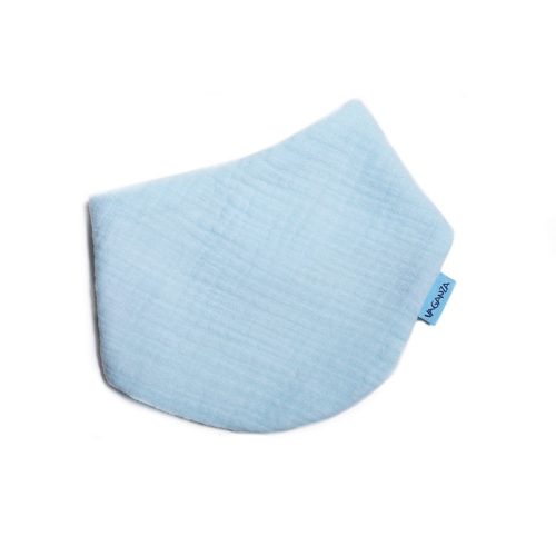 Dupla géz nyálkendő kerekített - Kék