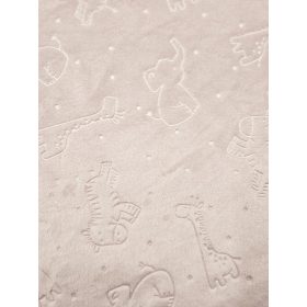 Wellsoft Babatakaró Nyomott mintás 70×90 - Rózsaszín