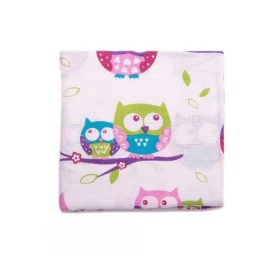 Flanel Kifogó mintás 75x155cm - Bagoly