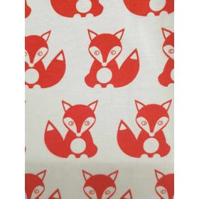 Strech lepedő mintás 40x90cm - Róka