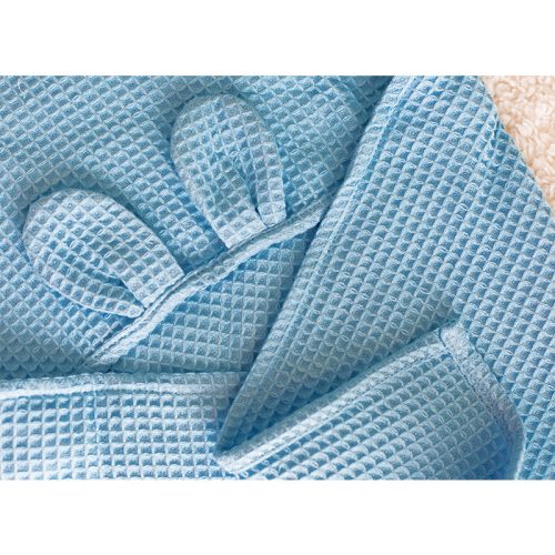 Fürdőlepedő Waffle 70x70 - Kék