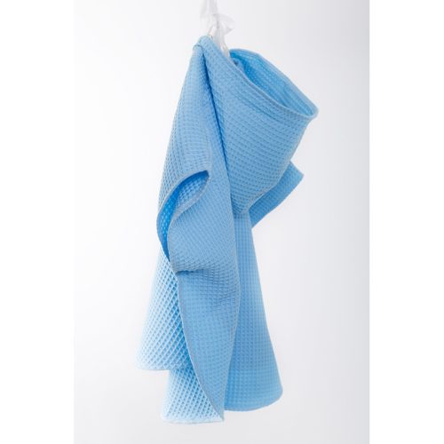 Kapucnis Waffle poncsó - Kék - 86/92 