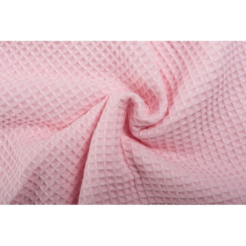 Kapucnis Waffle poncsó - Rózsaszín - 86/92