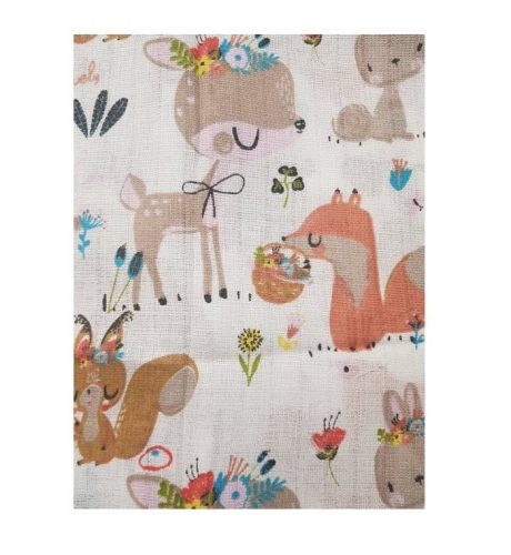 Textil pelenka mintás 60x80cm - Bambi