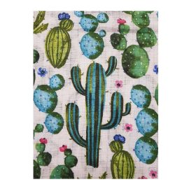 Textil pelenka mintás 60x80cm - Kaktusz