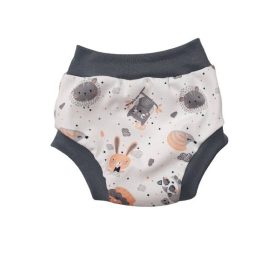 Pelenkára húzható bugyi - Állati/Sötétszürke/56