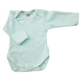   Hosszú ujjú, békanyakú body - Almazöld/50 (Több méret)