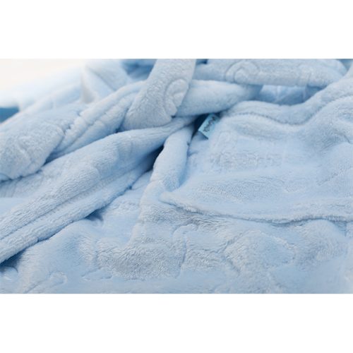 Wellsoft gyermek köntös - Kék - 86/92