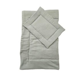 Dupla géz ágynemű 70x90 - Olíva