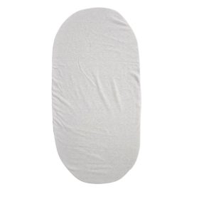 Gumis pamut lepedő mózeskosárhoz - 38x80 +-5cm - Fehér