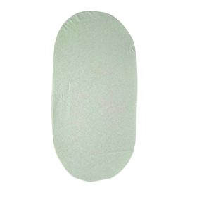   Gumis pamut lepedő mózeskosárhoz - 38x80 +-5cm - Almazöld