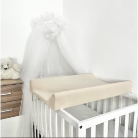 Pelenkázólapra pamut huzat 50x70 - Tejeskávé