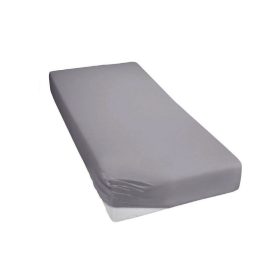 Pamut strech lepedő 60x120cm - Világos szürke