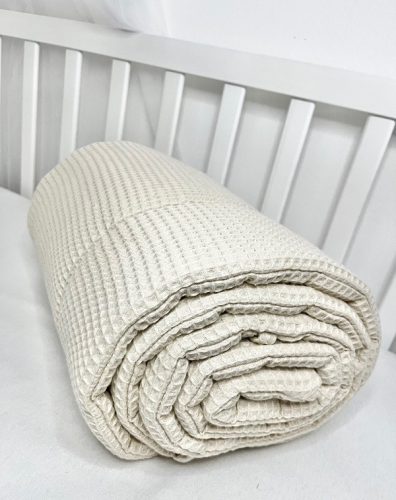 Waffle Rácsvédő kiságyba - Bézs