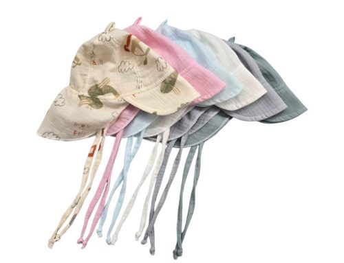 Duplagéz Szafari Babasapka - Szürke/40 (Több méret)