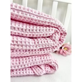 Waffle Rácsvédő kiságyba - Rózsaszín