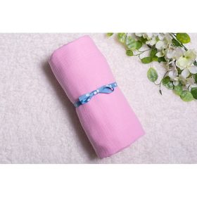 Dupla géz babatakaró 70x100 - Rózsaszín