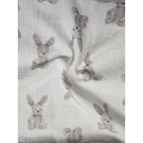 Muszlin babatakaró 100x130 - Nyuszik