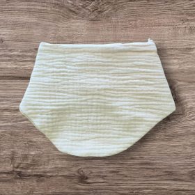 Dupla géz nyálkendő kerekített - Világos Drapp