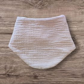 Dupla géz nyálkendő kerekített - Sötét Drapp