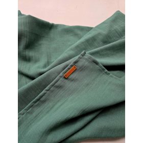 Dupla géz babatakaró 100x130 - Sötétzöld