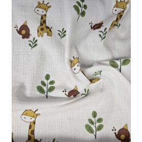 Muszlin babatakaró 70x100 - Zsiráfok