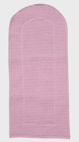 Waffle babafészek betét - Rózsaszín