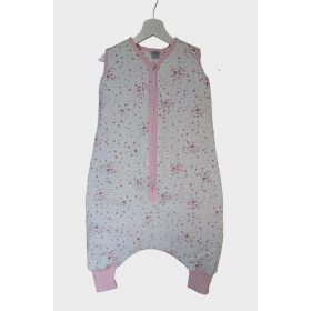 Bélelt tipegő - Rózsaszín Virág - 74/80 (Több méret)