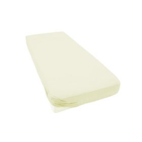 Pamut strech lepedő 50x80cm - Ecrü