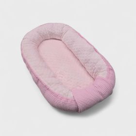 Babafészek waffle/wellsoft - Rózsaszín