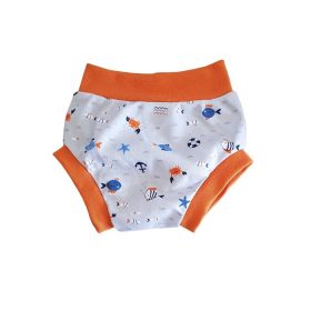 Pelenkára húzható bugyi – Óceán/Narancs Szegély
