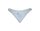 Wellsoft hímzett babasál, háromszög forma – Fehér