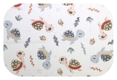 Textil pelenka - Teknősök/70x80