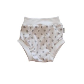   Pelenkára húzható bugyi – Szürke Csillag/Fehér Szegély 62