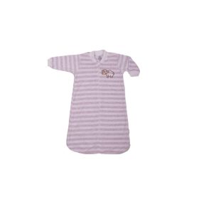 PLÜSS hálózsák hímzett (H) – Barna/Csíkos