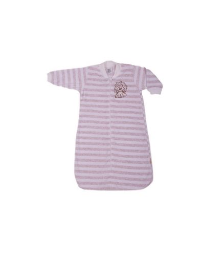 PLÜSS hálózsák hímzett (H) – Barna/Csíkos